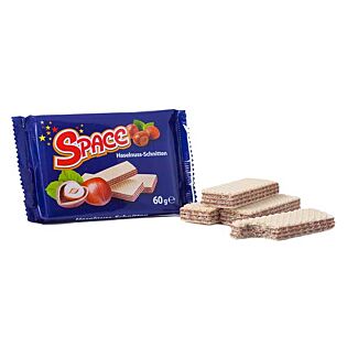 Space Haselnuss-Schnitten 60g. 48St.