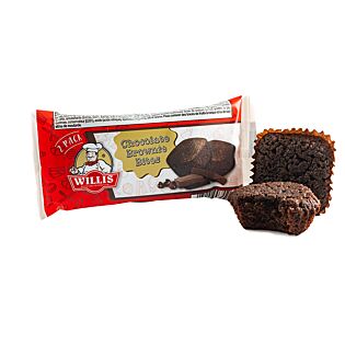 Willis Brownie Bites 2-Pack 50g. 44St.