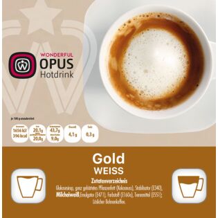 WO Gold Weiss 12x25 Becher