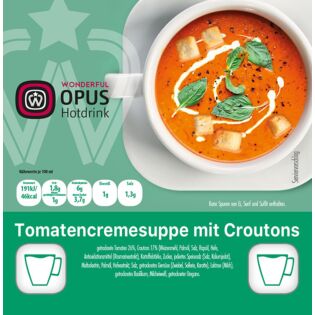 WO Tomatencremesuppe mit Croutons 12x20 Becher