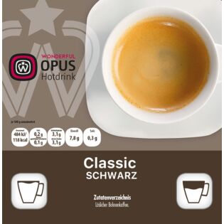 WO Classic Schwarz 12x25 Becher