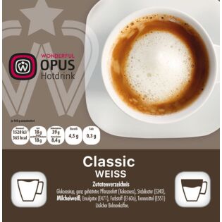 WO Classic Weiss 12x25 Becher