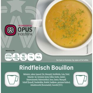 WO Rindfleisch Bouillon 12x25 Becher.