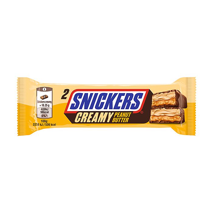 Snickers Creamy Peanut Butter 36,5g. 24St. main product photo