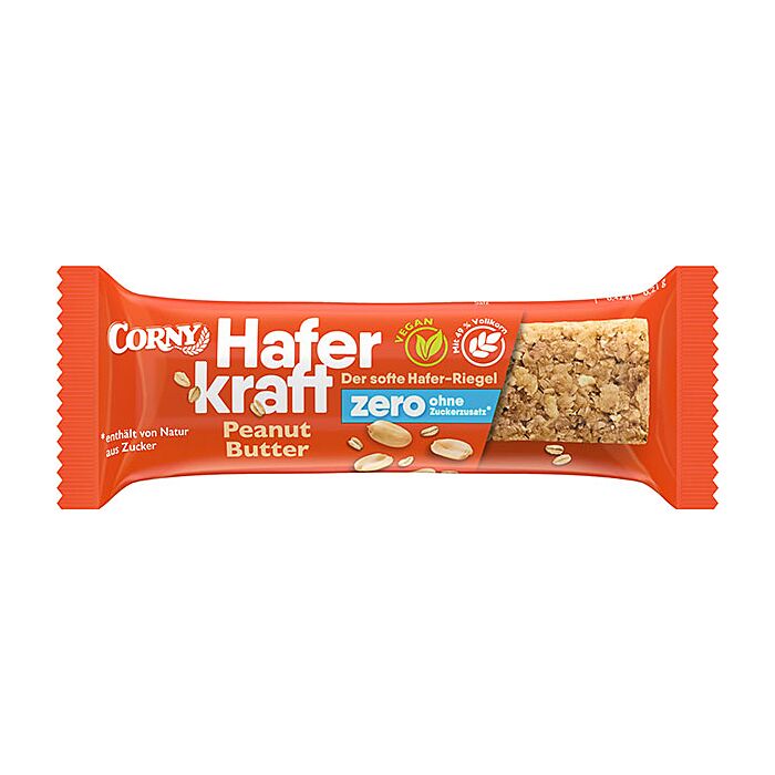 Corny Haferkraft, Peanutbutter Zero 50g. 12St. Aktion main product photo