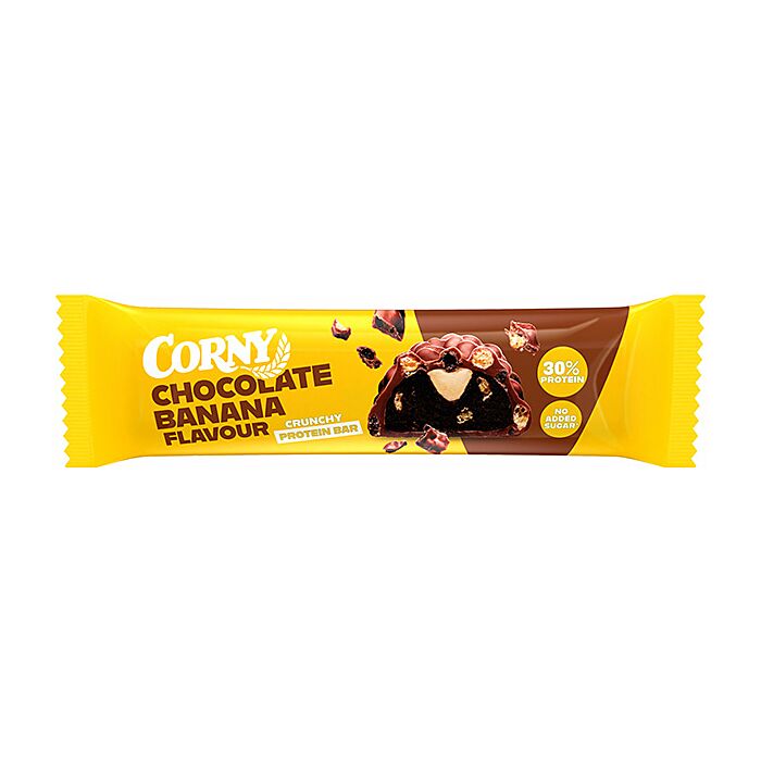 Corny Protein Crunchy Chocolate Banane 45g. 12St. main product photo