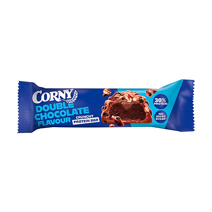 Corny Protein Crunchy Double Chocolate 45g. 12St. main product photo