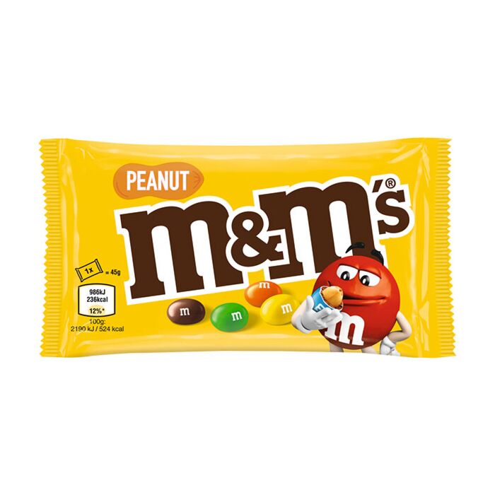 M&M Erdnuss (Gelb) 45g. 24St. Webshop-Aktion main product photo