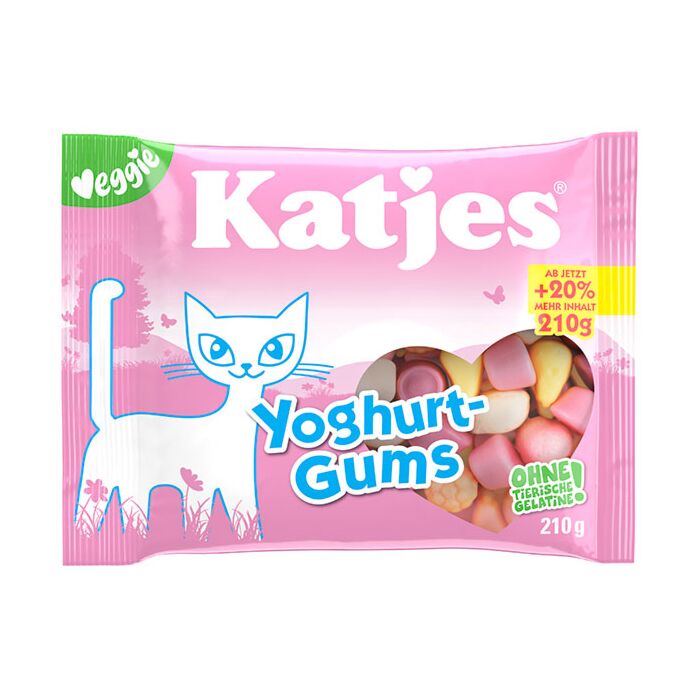 Katjes Yoghurt-Gums 210g. 20St. main product photo