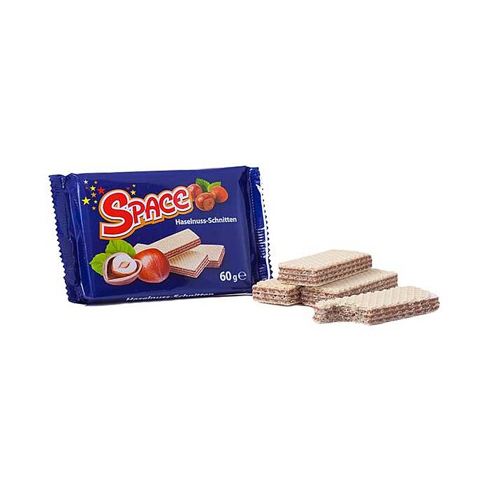 Space Haselnuss-Schnitten 60g. 48St. Webshop-Aktion main product photo