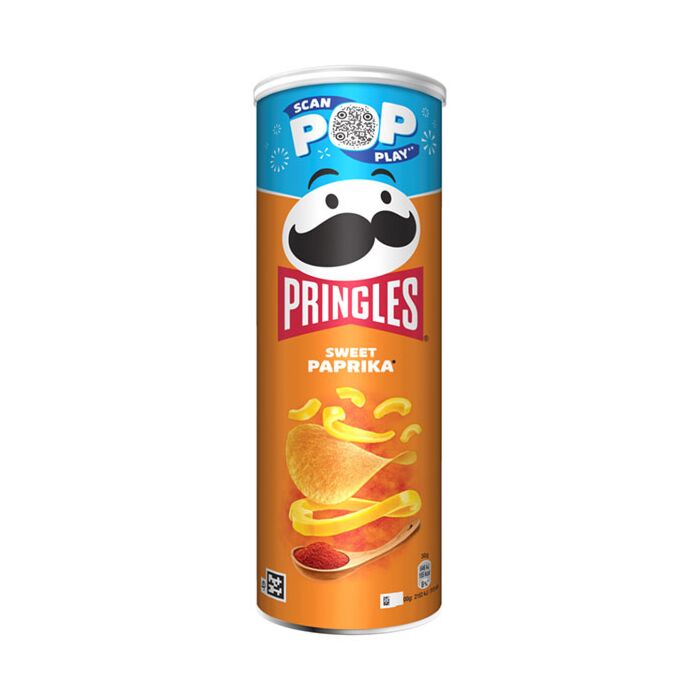 Pringles Sweet Paprika 165g. 19St. Aktion main product photo