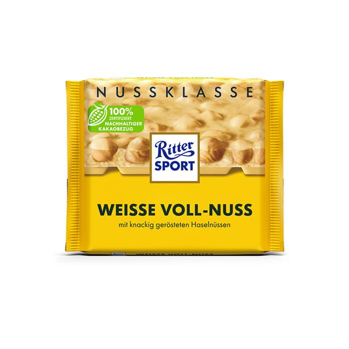 Rittersport Weiße Vollnuss 100g. 10St. main product photo