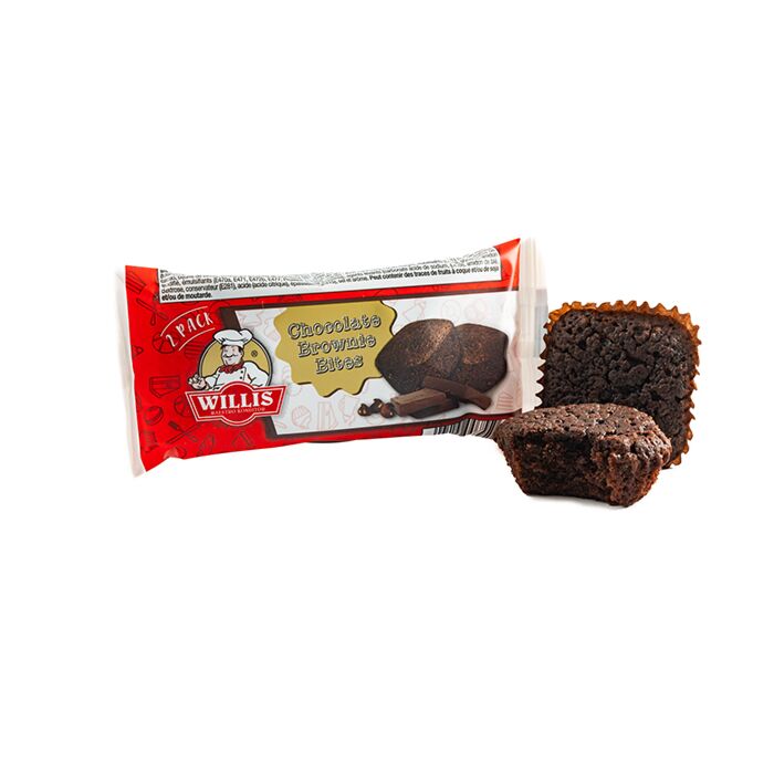 Willis Brownie Bites 2-Pack 50g. 44St. main product photo
