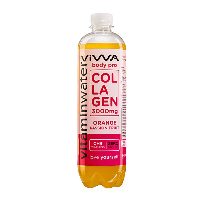 Viwa Collagen - Orange Passion Fruit (DPG) PET 0,6L. 12St. main product photo
