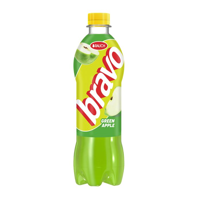 Rauch Bravo Green-Apple (DPG) PET 0,5L. 12St. Aktion main product photo