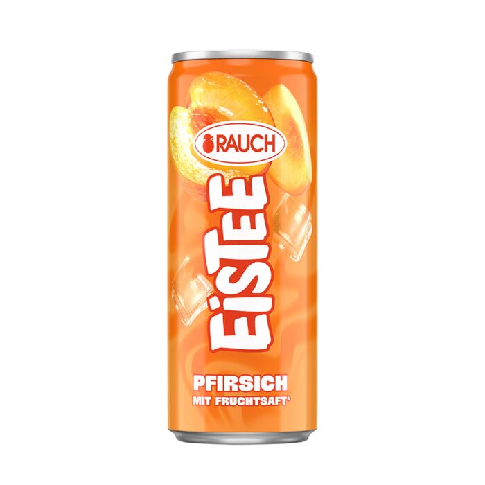 Rauch Eistee Pfirsich (DPG) Dose 0,33L. 12St. main product photo
