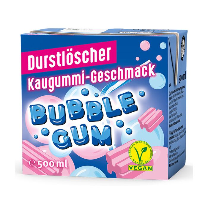Durstlöscher Bubble-Gum Tetra 0,5L. 12St. Aktion main product photo
