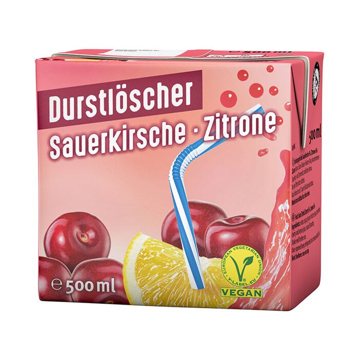 Durstlöscher Kirsch Tetra 0,5L. 12St. Aktion main product photo