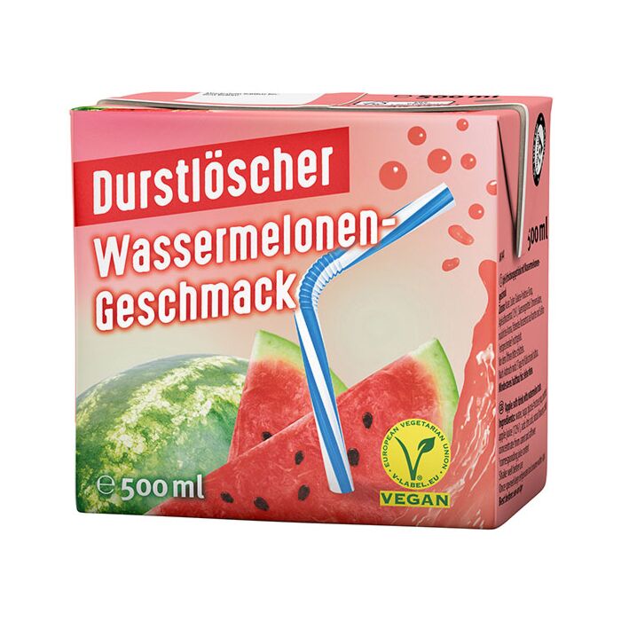 Durstlöscher Wassermelone Tetra 0,5L. 12St. Aktion main product photo