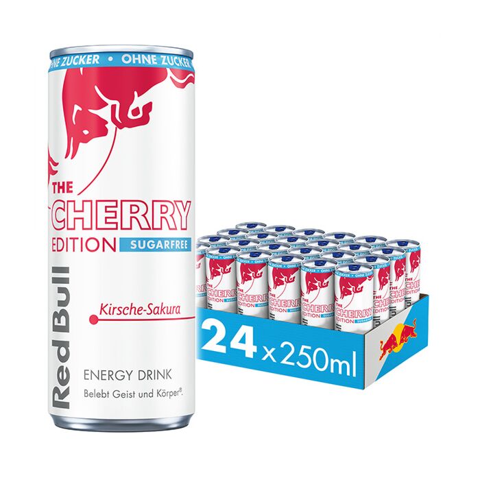 Red Bull Cherry Edition Sugarfree (DPG) Dose 0,25L. 24St. main product photo