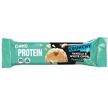 Corny Protein Crunchy Vanille White Chocolate 45g. 12St. Akt