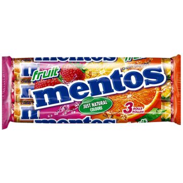Mentos Fruit 3x38g. 25St.