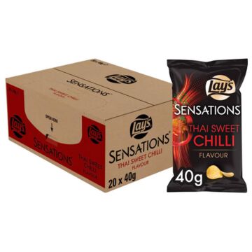 Lays - Sensations Thai Sweet Chilli Chips 40g. 20St.