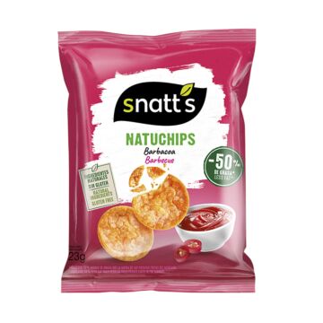 Snatts Natuchips Barbecue 23g. 45St.