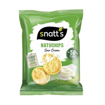 Snatts Natuchips Sour Cream 23g. 45St.