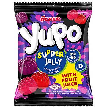 Ülker Yupo Supper Jelly mit Vitamin B&D (Halal) 64g. 24St.