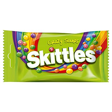 Skittles Crazy Sours (Grün) 38g. 14St. Webshop-Aktion