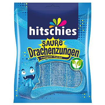 Hitschies Saure Drachenzungen Blau 125g. 20St.