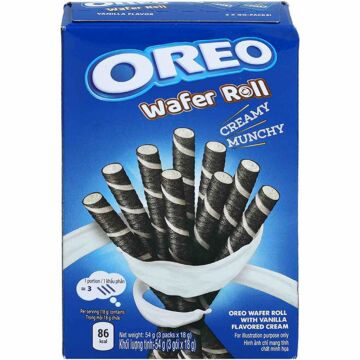 Oreo Vanilla Wafer-Roll 54g. 20St.