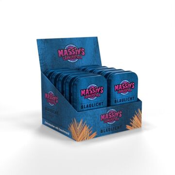 MASSIVs Zahnstocher Blaulicht (Blueberry Ice) 100er 10St.