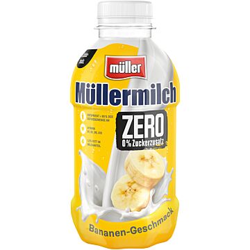 Müllermilch Zero Banane PET 0,4L. 12St.