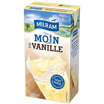 Milram Vanille Drink Tetra  0,1% 0,5L. 20St. Webschop-Aktion