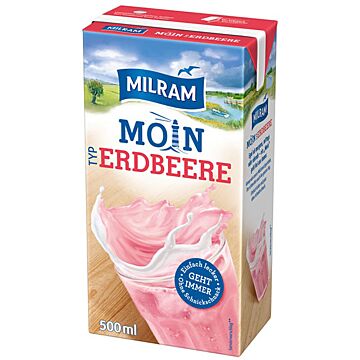 Milram Erdbeer Drink Tetra 0,1% 0,5L. 20St. Webshop-Aktion
