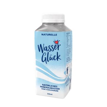 Wasserglück Naturelle Tetra 0,33L. 12st.