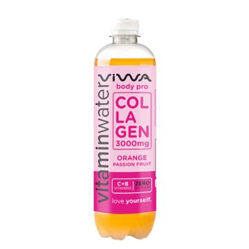 Viwa Collagen - Orange Passion Fruit (DPG) PET 0,6L. 12St.