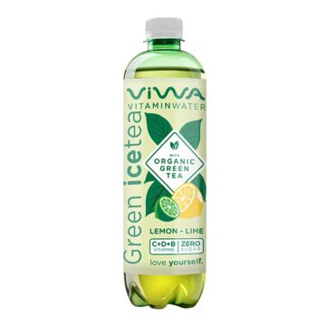Viwa Green Ice Tea - Lemon (DPG) PET 0,6L. 12St.