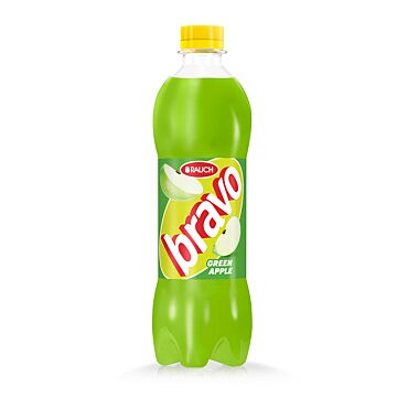 Rauch Bravo Green-Apple  (DPG) PET 0,5L. 12St.