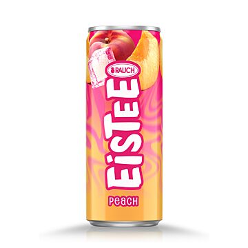 Rauch Eistee Pfirsich (DPG) Dose 0,33L. 12St.