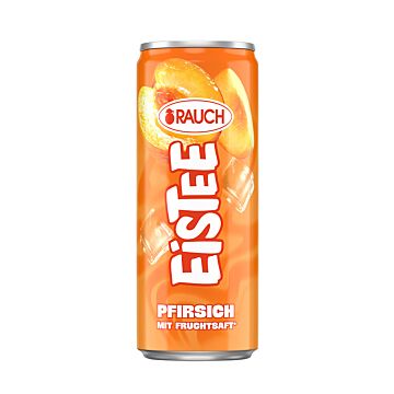 Rauch Eistee Pfirsich (DPG) Dose 0,33L. 12St. Aktion