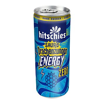 Hitschies Saure Drachenzungen Zero (DPG) Dose 0,25L.24St.
