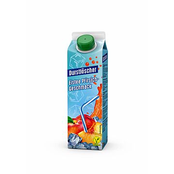 Durstlöscher Eistee-Pfirsich Tetra 1L. 8St.