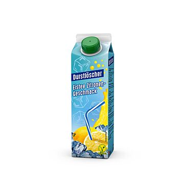 Durstlöscher Eistee-Zitrone Tetra 1L. 8St.