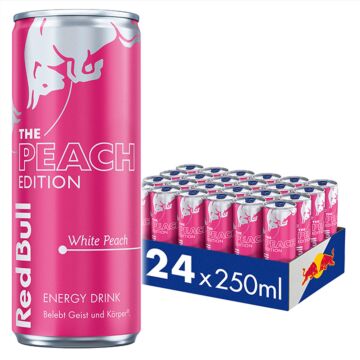 Red Bull Peach Edition (DPG) Dose 0,25L. 24St.