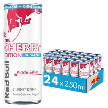 Red Bull Cherry Edition Sugarfree (DPG) Dose 0,25L. 24St.