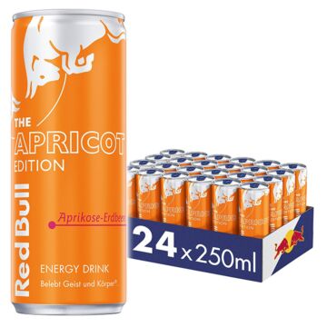Red Bull Apricot Edition (DPG) Dose 0,25L. 24St.