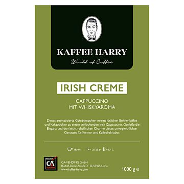 Kaffee Harry Irish Creme Cappuccino 10x1kg.